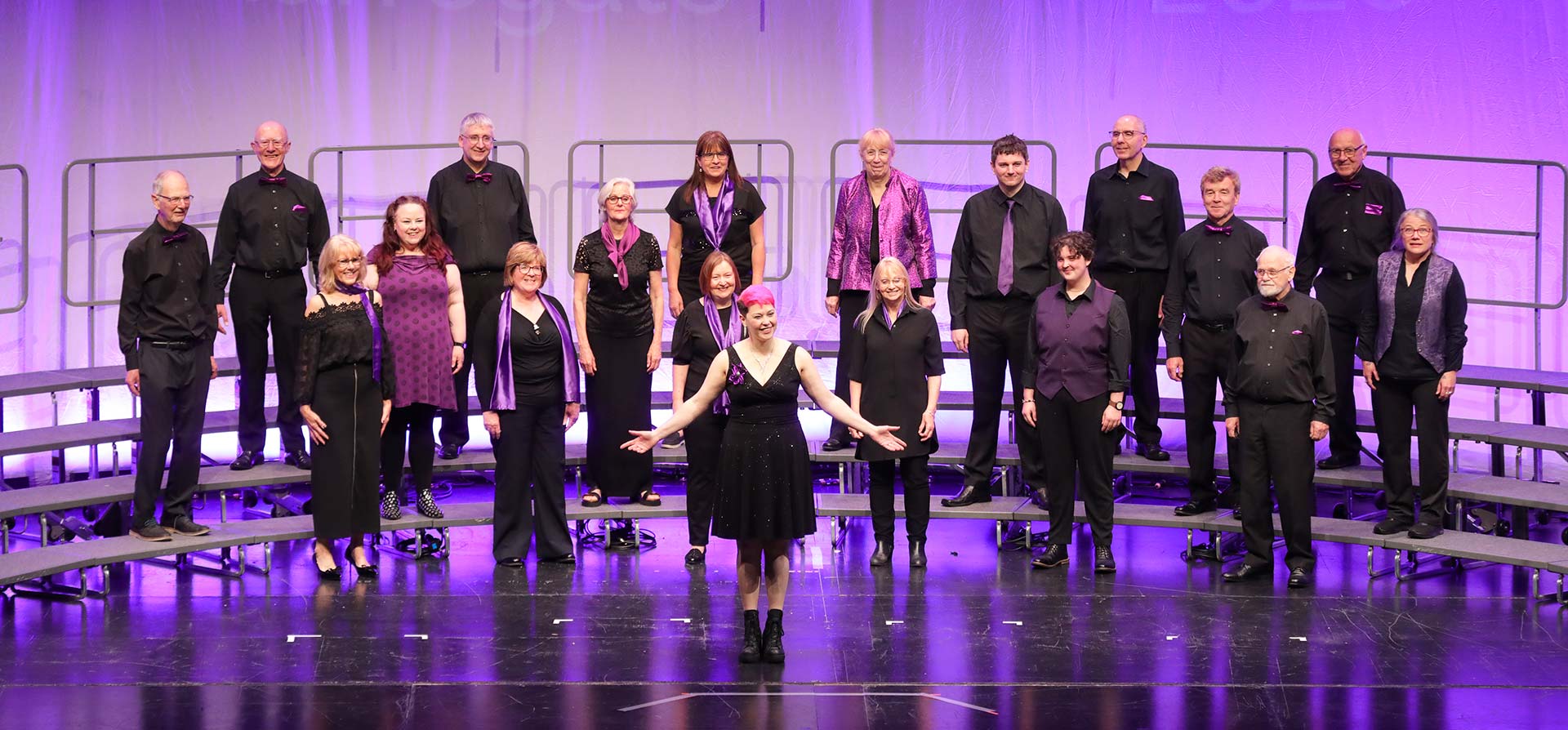 White Rose Chorus on stage at BABS 2024 national convention