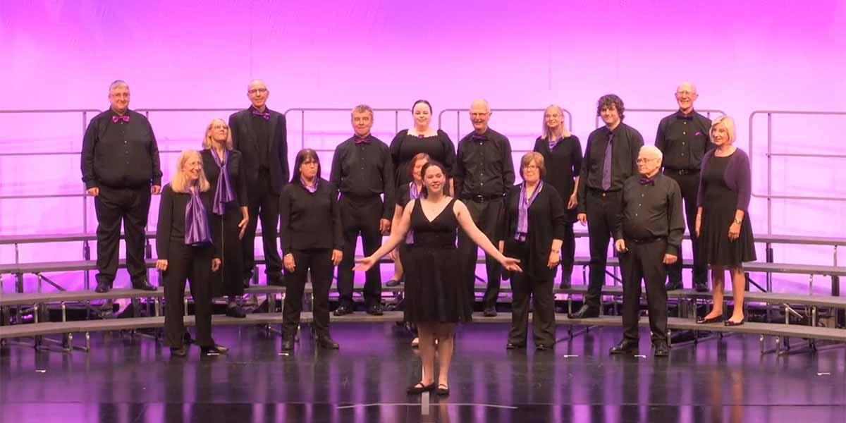 White Rose Chorus on stage at BABS 2024 national convention